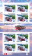 Russia 2022 Sea Fleet Of Russia Series Cruise Liner Mustai Karim Sheetlet Of 8 Stamps And Label - Nuevos