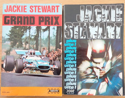 LOT LIVRES SPORT AUTO GRAND PRIX FORMULE 1 ICKX STEWART SIFFERT LAUDA EDITIONS SOLAR 1970 1971 1972 1978 - Lots De Plusieurs Livres