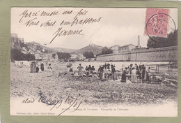 ALAIS   GROUPE DE LAVEUSES  PASSERELLE ABATTOIR - Alès