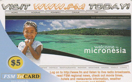 Micronesia, FSM-R-002, Welcome To Micronesia (visit Www.fm Today), 2 Scans. - Micronésie