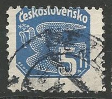 TCHECOSLOVAQUIE / POUR JOURNAUX N° 18 DENTELE OBLITERE - Newspaper Stamps