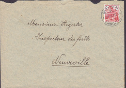 Switzerland Railway BAHNPOST Ambulant 1945 Cover Brief Lettre NEUVEVILLE - Railway