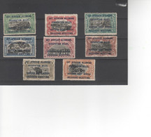 RUANDA-URUNDI - 1916 - ZEGELS VAN BELGISCH CONGO(1915) - MET OPDRUK - Unused Stamps