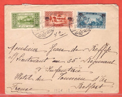 GRAND LIBAN LETTRE DE 1926 DE BEYROUTH POUR BELFORT FRANCE - Briefe U. Dokumente