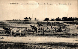 N°33951 Z -cpa Massillan -les Grandes Manoeuvres Du Camp Des Garrigues- - Manoeuvres