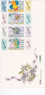 IRELAND 1990 GREETING SET FDC. - Covers & Documents