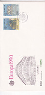 IRELAND 1990 EROPA SET FDC. - Storia Postale