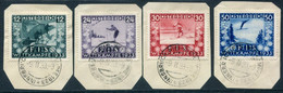 AUSTRIA 1933 Ski Championship Fund Used On Pieces.  Michel 551-54 - Used Stamps