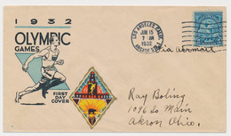 Olympic Games 1932 Los Angeles USA - FDC - Verano 1932: Los Angeles