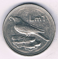 1 LIRA 1995 MALTA /16950/ - Malta