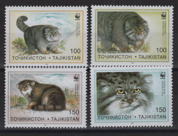 Tadjikistan - N°86 à 89 - Faune - Chats - Cote 10€ - * Neufs Avec Trace De Charniere - Tadschikistan