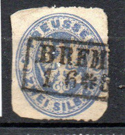 Col30 Allemagne Prusse N° 18 Oblitéré Used Cote 50,00€ - Usati