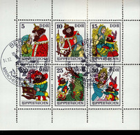 DDR Kleinbogen 2187 - 2192 Märchen Rumpelstilzchen  Used Gestempelt ETSST - 1971-1980