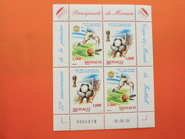 Monaco Feuille  Y&T 2465/6  Football 2004 - Carnets