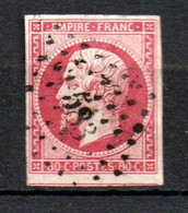 Col30 France N° 17B Oblitéré Used Cote 60,00€ - 1853-1860 Napoleon III