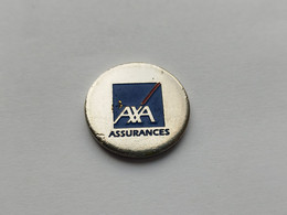 JETON De CADDIE AXA  Assurances - Jetons De Caddies