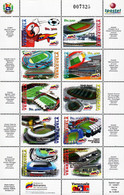Venezuela - 2007 - America Football Cup 2007 - Stadiums - Mint Stamp Sheetlet - Venezuela