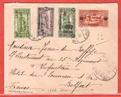 GRAND LIBAN LETTRE DE 1926 DE BEYROUTH POUR BELFORT FRANCE - Briefe U. Dokumente