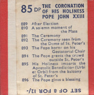 Pope John XXIII Coronation Catholic Old 35mm Slide Set Of Film Slides - 35mm -16mm - 9,5+8+S8mm Film Rolls
