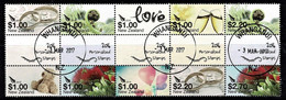 New Zealand 2016 Personalised Stamps Block Of 10 Used - Oblitérés