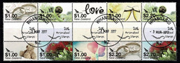 New Zealand 2016 Personalised Stamps Block Of 10 Used - Gebruikt
