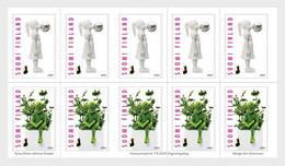 Finland 2022 Posti's Art Award Sculptor Kim Simonsson Sheetlet Of 5 Sets Of 2 Stamps - Unused Stamps