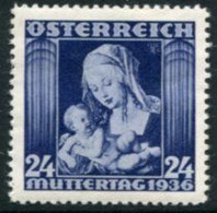 AUSTRIA 1936 Mothers' Day MNH / **.  Michel 627 - Neufs