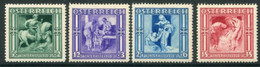 AUSTRIA 1936 Winter Relief MNH / **.  Michel 628-31 - Ungebraucht