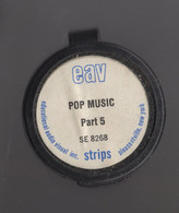 Pop Music Groups Vintage 1960s Film Strip Cylinder Boxed - Bobinas De Cine: 35mm - 16mm - 9,5+8+S8mm