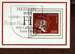 DDR Block 061 Franz Hals Used Gestempelt ETSST - 1971-1980