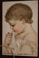 AK CPA 1903 Kinder Jund Frauen Jugendstil Litho Heiligenstein Elsass Litho Cover Alsace - Autres & Non Classés