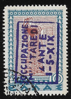 ZANTE - 1941 - Valore Usato Da 10 L. Della Grecia Con Soprastampa INCOMPLETA (NOT GUARANTEE) - In Buone Condiz. - Zante