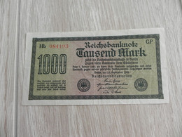 Deutschland Germany 1000 Mark 1922 - 1000 Mark