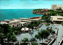 TORRE ANNUNZIATA - LIDO AZZURRO E TERME VESUVIANE - EDIZIONE EMBRIONE - SPEDITA 1968 (11654) - Torre Annunziata