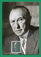 BRD 1976  Mi.Nr. 876 , 100. Geburtstag Von Konrad Adenauer - Maximum Card - SS Bad Honnef - 1961-1980