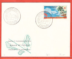 WALLIS ET FUTUNA N°161 SUR LETTRE DE 1962 DE MATA UTU - Covers & Documents