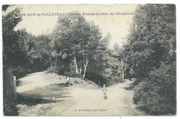 CPA DUN LE PALLETEAU CRESUE / ENTREE DU BOIS DE CHABANNE 1915 POUR ROYBON ISERE - Dun Le Palestel