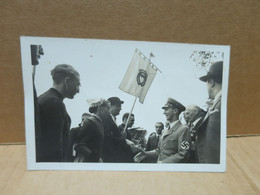 GUERRE 1939-45 Carte Photo Visite De Joseph GOEBBELS à HAMBOURG HAMBURG (Allemagne) - Guerra 1939-45