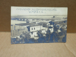 EUSKIRCHEN (Allemagne) Carte Photo Occupation Française Camp Militaire 30ème BCA - Euskirchen