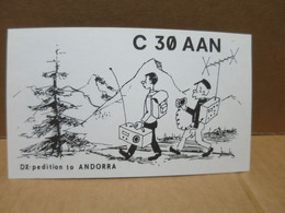 ANDORRE ANDORRA Carte Radio Amateur Illustrée - Andorra