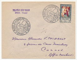 Enveloppe Affr.15F St Nicolas - Obl Temporaire "Musée De L'Imagerie" 23 Juin 1951 - EPINAL - Gedenkstempel