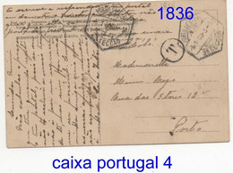 REAL LITO - GATOS: POSTAL TAXADO SEM SELO, E PORTE A PAGAR. - Cartas & Documentos