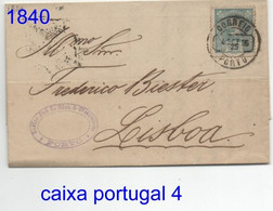 25 REIS D. CARLOS: CARTA DE CARLOS JOSÉ DA SILVA. GENEALOGIA - Storia Postale