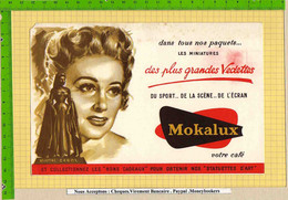 BUVARD  :  Café  MOKALUX  MARTINE CAROL - Coffee & Tea