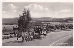 AK Eibenstock - Erzgebirge - Die Postkutsche Kommt - 1941 (61360) - Eibenstock