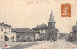 CPA France - Meuse - Condé En Barrois - La Place - Animée - Eglise - Animée - Cheval - Oblitérée 1928 - Autres & Non Classés