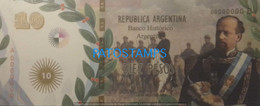 192528 BILLETE FANTASY TICKET 10 BANK ARGENTINA PROCER JULIO ARGENTINO ROCA PRESIDENTE NO POSTCARD - Alla Rinfusa - Banconote