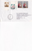 ITALY 1982 POPE COVER TO ENGLAND. - 1981-90: Storia Postale