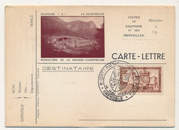 FRANCE - 8eme Centenaire Du Rattachement Du Dauphiné à La France -14 Mai 1949 - PREMIER JOUR Du Timbre - Commemorative Postmarks