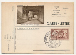 FRANCE - 8eme Centenaire Du Rattachement Du Dauphiné à La France -14 Mai 1949 - PREMIER JOUR Du Timbre - Gedenkstempel